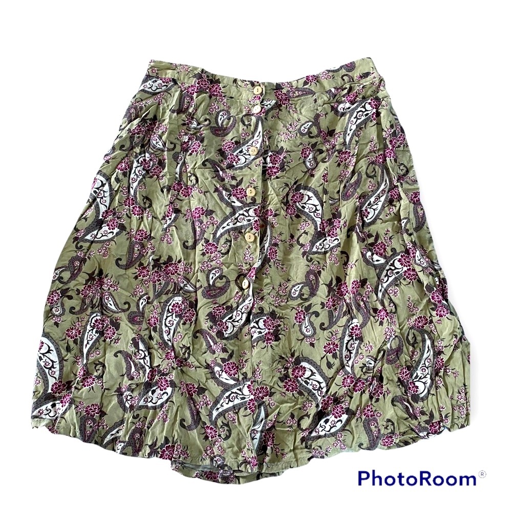Boho Floral Maxi Skirt flowers 🌸 Prophecy (XL, Plus Size)